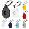 Чехол для Apple Airtags Чехол из жидкого силикона Защитный корпус Аксессуары для трекера Противоцарапающаяся оболочка С брелоком Чехол для AirTag
