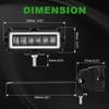 5 inch LED Light Bar DRL Work Light Pods Off Road Headlight Driving Fog Lamp For Lada Niva Car Truck Motorcycle SUV ATV 12V 24V