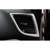 For Mazda 3 Axela 2014-208 Matte Silver Console AC L&R Air Outlet Vent Trim 2PCS