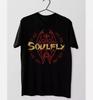 Новая Популярная Хлопковая Футболка Soulfly Подарок Для Фанатов Мужская Все Размеры Унисекс Футболка