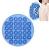 Силиконовая мочалка-коврик Ленивый отшелушивающий массажный коврик для ног с присосками Быстросохнущий коврик для массажа спины