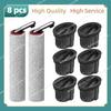 Подходит для Dreame H14 Dual / H14 Pro / H14 / H20 Pro Plus / H20 Ultra / H30 Ultra Пылесос Ролик Hepa Фильтр Аксессуары