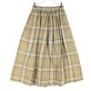 Beauty Products ICHI Antiquites Made In Japan Check Pattern Long Length Flare Skirt Women Used