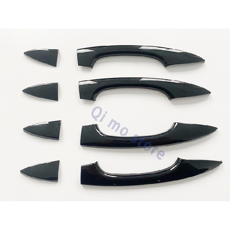 Стайлинг автомобиля для нового Tiguan VW 2022, наклейка на дверную ручку, хромированная яркая черная паста для ручки