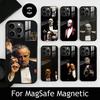 Чехол для телефона Крестный отец Андолини для iPhone17,16,15,14,13,12,11 Plus,Pro Магнитный с Magsafe Беспроводная зарядка