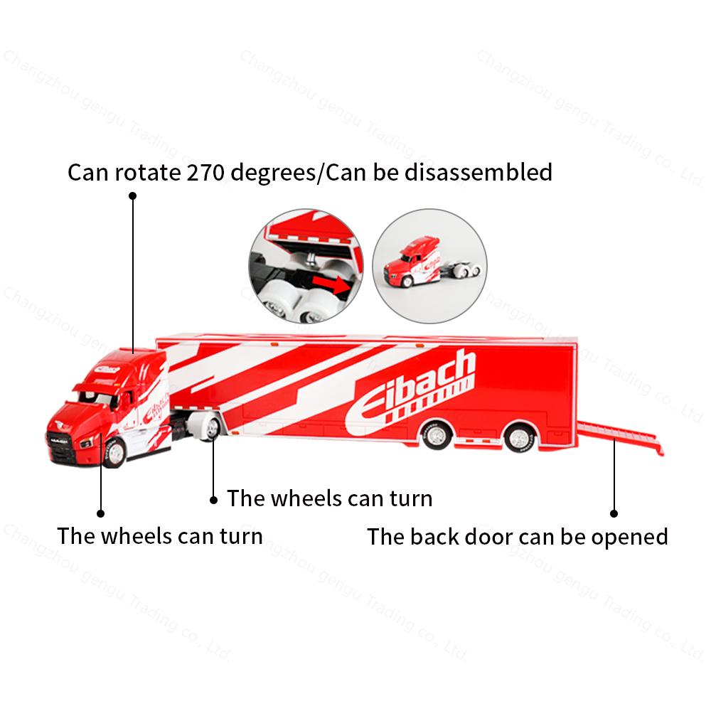 Maisto 1:64 Mack Anthem Trailer Haulers Container Static Die Cast Vehicles Collectible Hobbies Model Car Toys