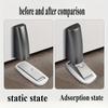 1Pc Non-Punch Door Stopper Automatic Floor Floor DoorStop Furniture Fittings Black Grey Stopper For Door Windproof