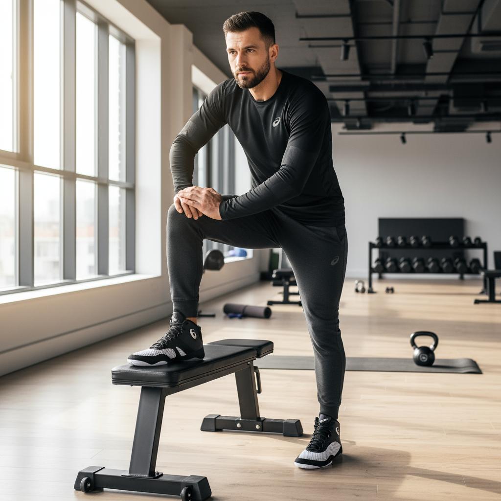 Asics Кроссовки мужские Split Elite Белые Черные 1081A066-100