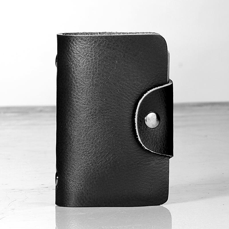Небольшой мешочек из натуральной кожи, легкая и практичная сумка из коровьей кожи, держатель для визитных карточек, держатель для удостоверения личности банка для удобства переноски