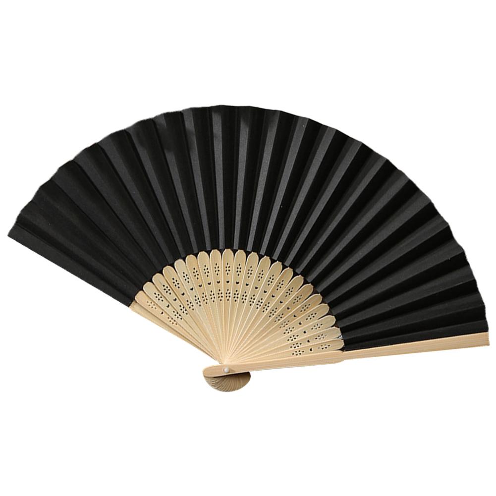 Веер бамбуковый бумажный складной веер для DIY свадебного украшения подарок гостю на свадьбу день рождения летнюю вечеринку