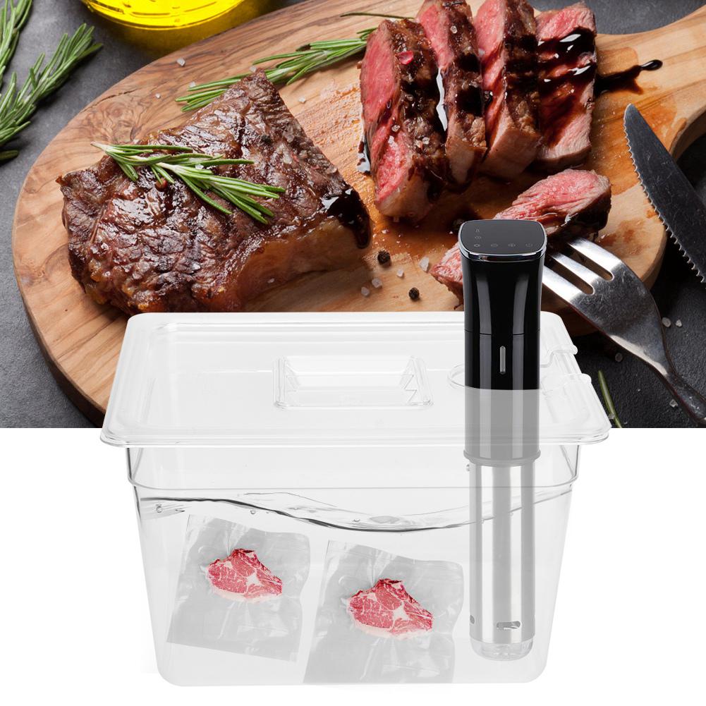 Складной контейнер Sous Vide объемом 11 л с откидной крышкой для циркуляционного аппарата Sous Vide Culinary Precision Cooker