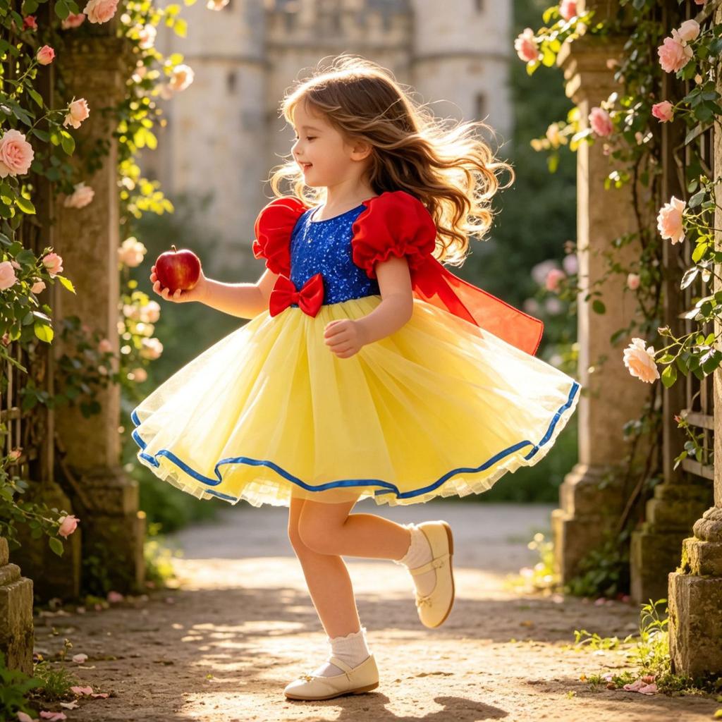 Flower Girls Tulle Puff Short Sleeves Vintage Dress Princess Wedding Bridesmaid Party Dresses Outfit Summer Toddler Baby Girl Tutu Dress Evening Gowns