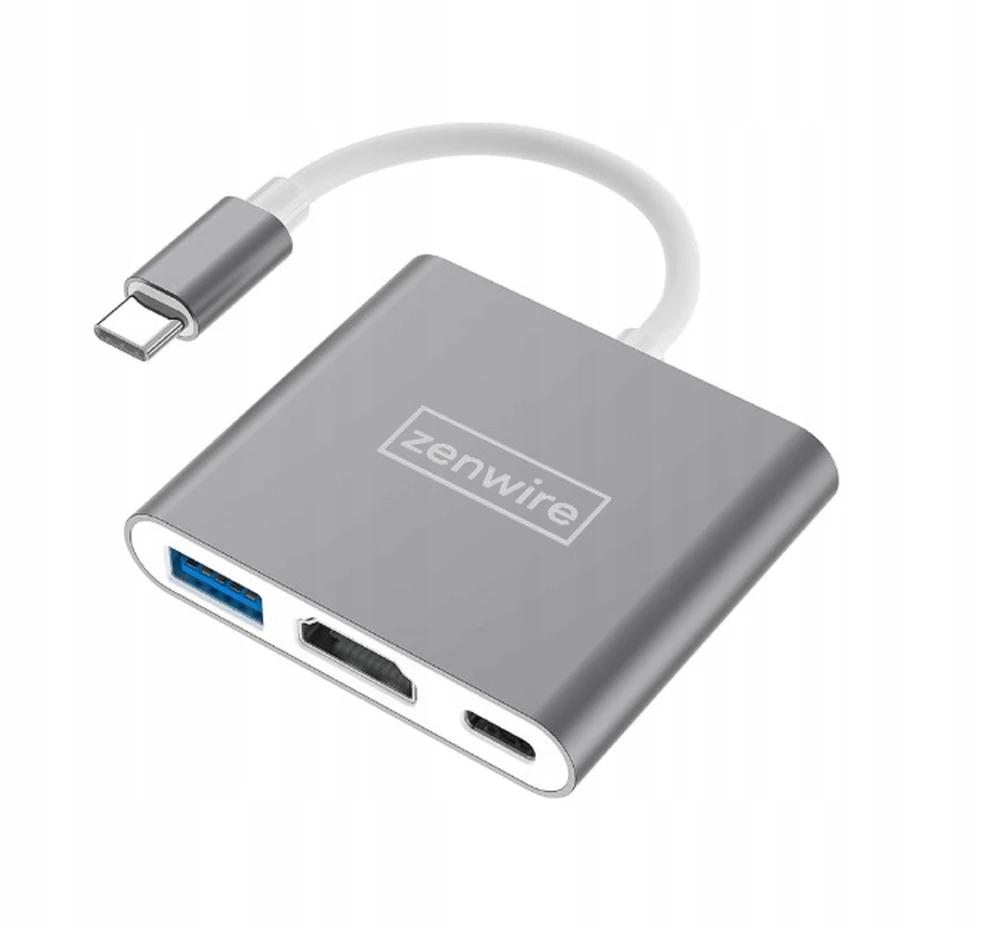 Zenwire Byl-2008N Usb-C Hdmi 3-In-1 Adapter