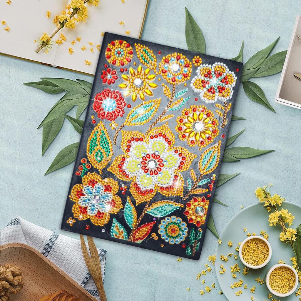 DIY Diamond Painting Business Notebook – Creative Dot Drill Writing Book for Kids
