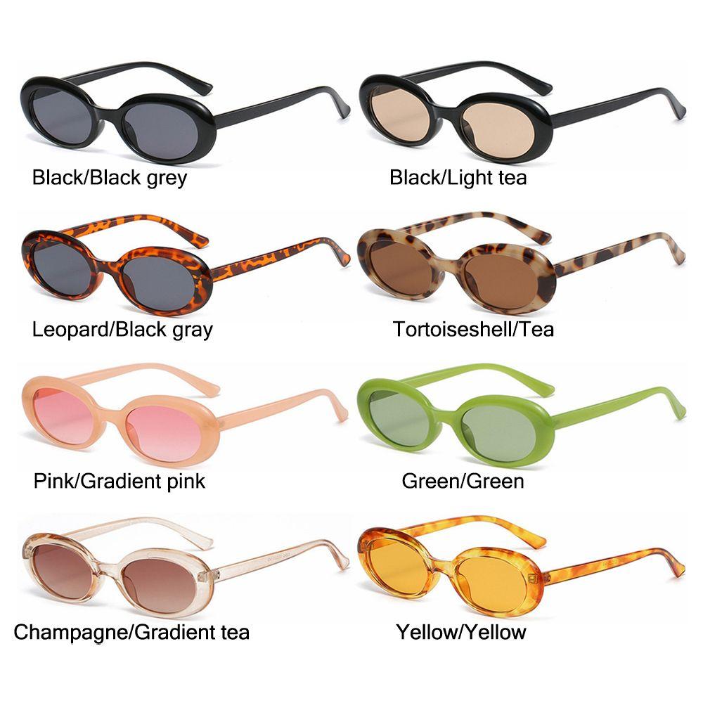 Eyewear Gothic Glasses Streetwear Women's Sunglasses Retro Oval Sunglasses Shades Small Frame