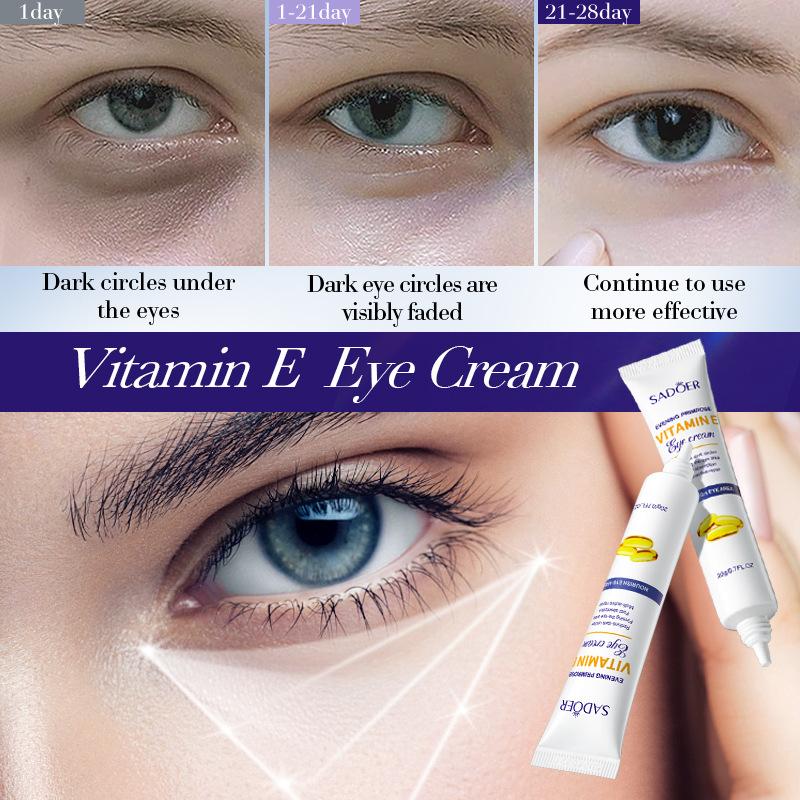 SADOER Nourishing Firming Moisturizing Eye Cream Evening Primrose Vitamin E Hydrating Eye Cream