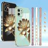 Красочные узоры печати с квадратными краями и узором корпуса с покрытием корпуса телефона Роскошное покрытие Мягкий чехол для телефона для Huawei Honor Xiaomi Redmi