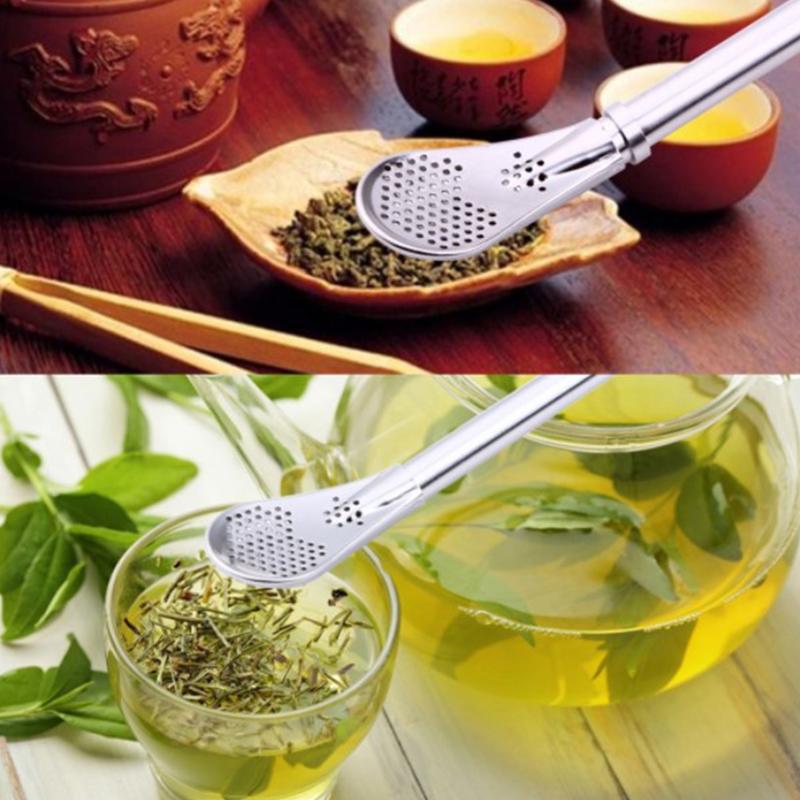 Ложка Чайный Фильтр Мате Чайные Соломинки Из Нержавеющей Стали Соломинка Bombilla Тыква