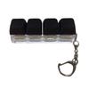 New Diy Keycaps Keyboard Fidget Toys with Keychain Stress Relief Keyboard Keychain Finger Button 4-button Shaft Tester Adults