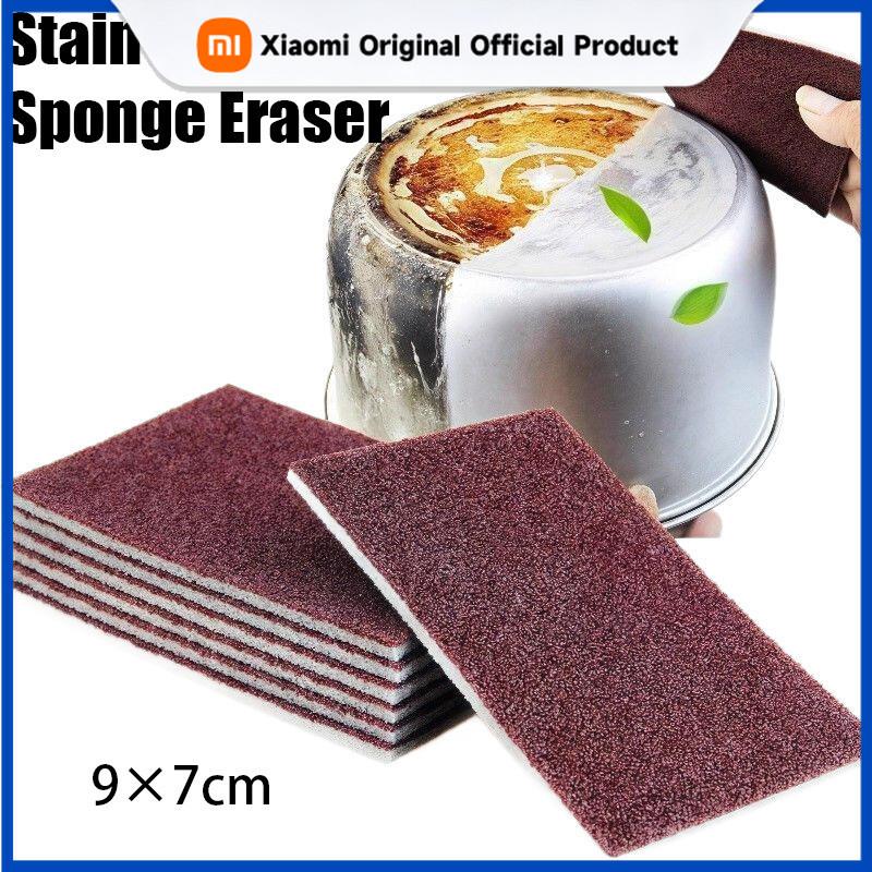 Xiaomi 5PCS/10PCS Abrasive Sponge Scrubber, Kitchen Cleaning Sponge, Scouring Pad & Dish Cloth, Heavy-Duty Pot Cleaning Tool