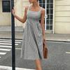 Ladies' Fashionable Casual Striped Dress