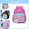 Adorable Cartoon Lightweight Nylon Backpack For Toddlers And Kids With Spine Protection