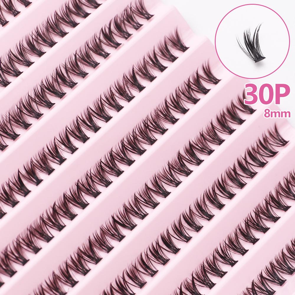 DIY Наращивание ресниц - Сегментированные 30D, 40D, 50D, 80D для самостоятельного нанесения