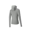 Anta Simple Comfortable Versatile Hooded Breathable Sun Protection Clothing Women Outerwear Star-Diamond-Gray 162527707-6