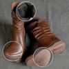 Shoes Versatile Boots Women's Shoes Short and Slim Boots for Autumn and Winter