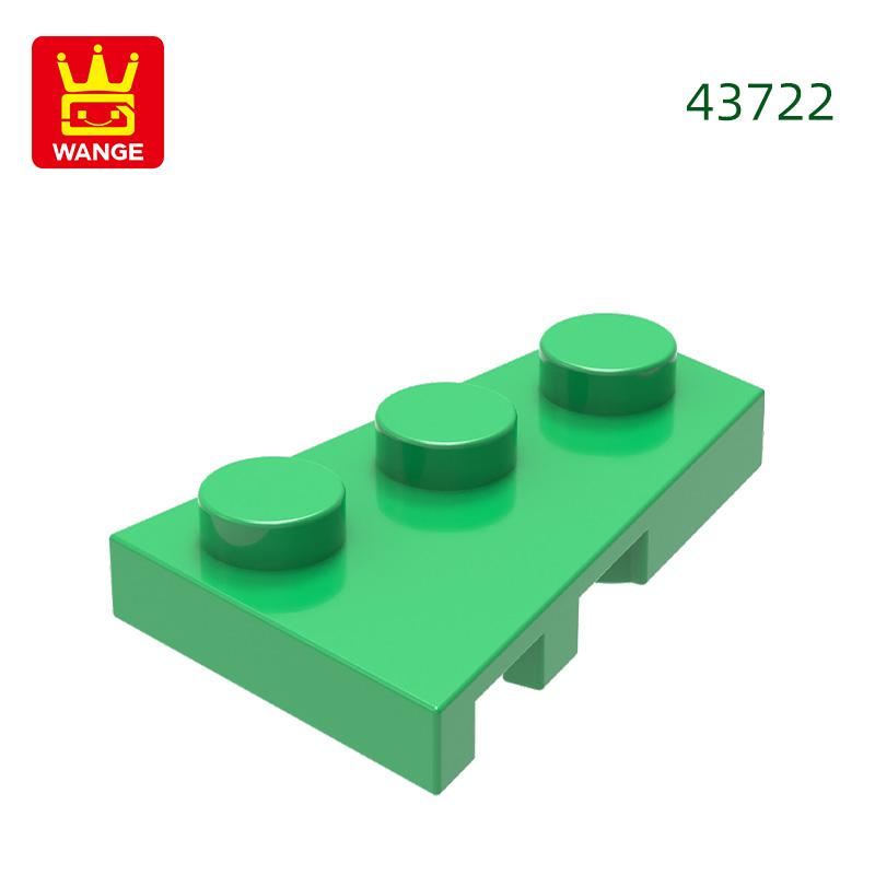 158 шт./лот 43723 2x3 Правый клин-пластина Строительные кубики Аксессуары MOC Совместимо с Фигурирующими кубиками Детские игрушки Идея для подарка Коробка