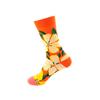 1pair Combed Cotton Fashion Hip Hop Man Woman Socks Harajuku Fruit Skateboard Oil Painting Animal Happy Socks Funny Sokken