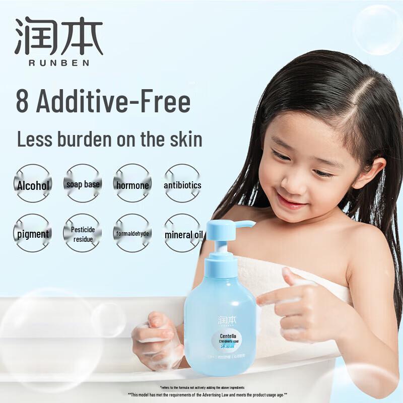 Runben Centella Asiatica Kids Cooling Body Wash