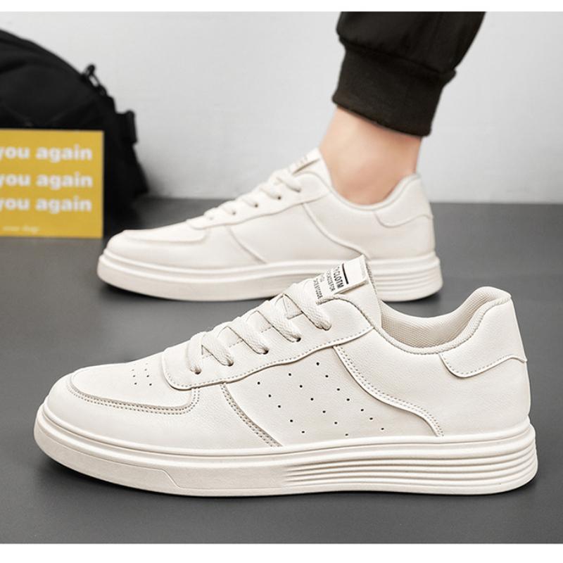 Мужские кроссовки, повседневная спортивная обувь для мужчин, белые теннисные туфли на плоской подошве, легкие кожаные дышащие кроссовки, tenis masculino
