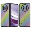 Для Huawei Mate X5 чехол из искусственной кожи с покрытием из поликарбоната со стразами и текстурой чехол для телефона