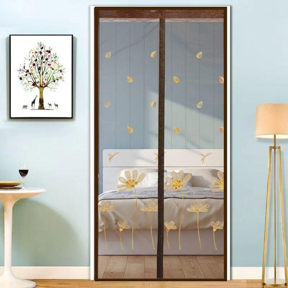 No Punching Mosquito-proof Door Curtain Well-ventilated Anti Mosquito Net Mesh Door Curtain  Patio