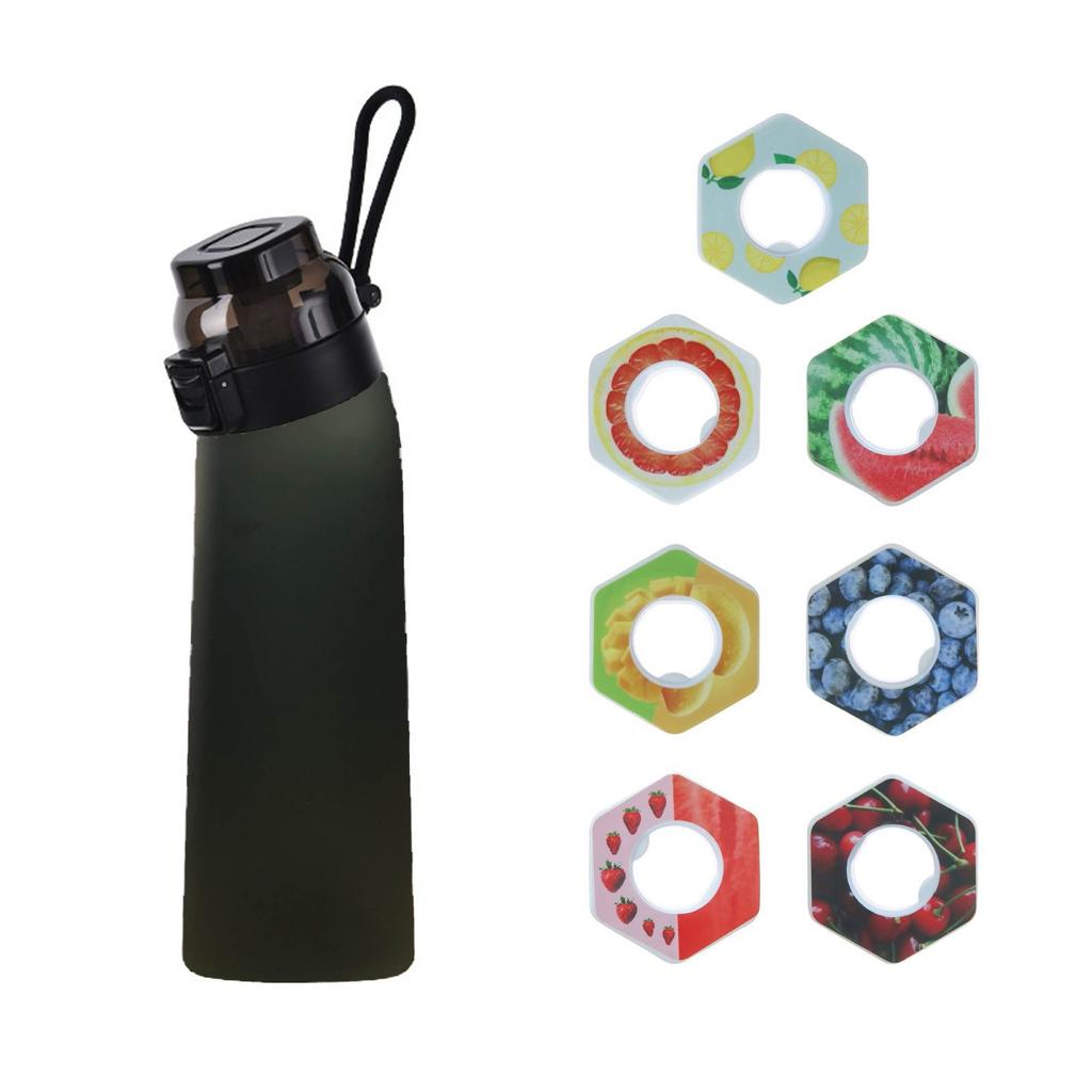 700ml Bottle, Update Water Bottle Up Set With 7 Capsules Drinking Straw,  Outdoor Water Bottle