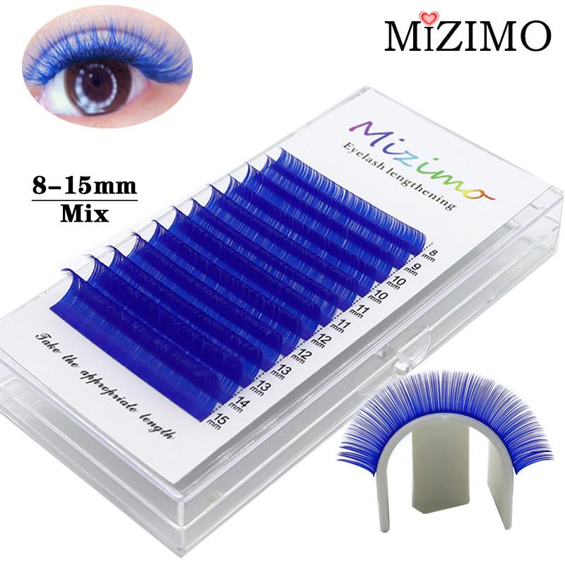 Цвет, прививка, накладные ресницы, кончик фиолетовой орхидеи 0,07 мм, C/D, смешанная длина, макияж, наращивание.