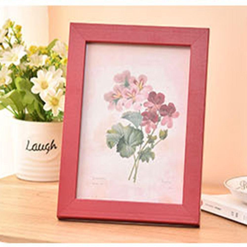 Simple Colorful Photo Frame Multi Size Drawings Picture Frame Handcraft DIY Display Holders Decoration