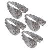 4Pcs Brooch Pin Diamond Angel Wing Pattern Cute Fashion Lapel Pin Coat Badges AccessoryBlack