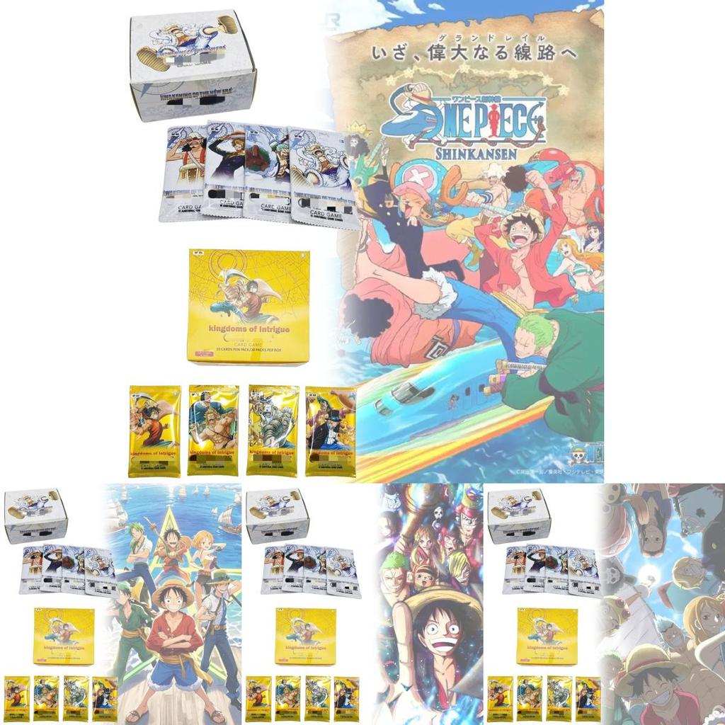 Колода карт One Piece из ПВХ с бустерными картами для коллекционеров и игры
