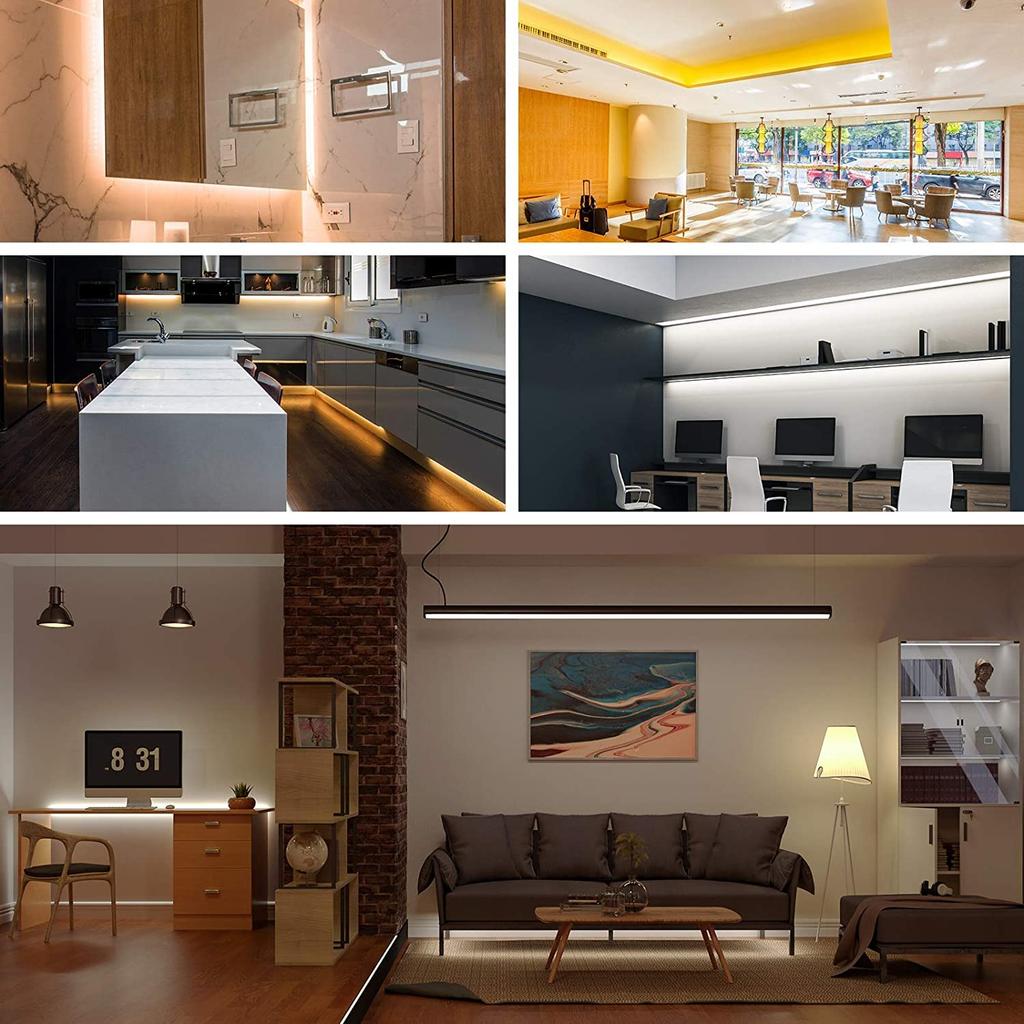 COB FCOB Светодиодная лента высокой плотности 480 Дневной белый 8мм для помещений Класс энергопотребления Без контроллера или блока питания BTF-LIGHTING Свет, Гибкая, 1м, Светодиодов/м,