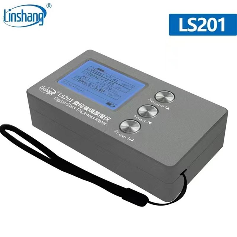 Цифровой толщиномер стекла Linshang LS201 Лазерный измеритель LS200 для стеклопакетов ламинированного закаленного полого ИГ стекла