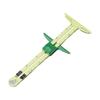 5-in-1 Sliding Gauge Measuring Tool Multifunctional Plastic Drawing Ruler Household Tailor's Patchwork Ruler Sewing Accessories