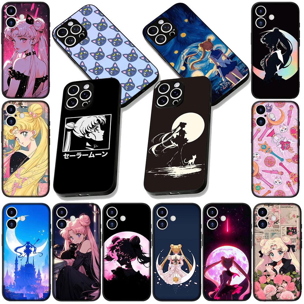 Чехол для телефона Samsung Galaxy Note 20 9 8 S8 S10 S9 Plus A54 A33 A21S A31 M21 S10E A17 Чехол S-Sailors Комиксы Луна Обои