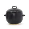 Okatte Rice Clay Pot (black)