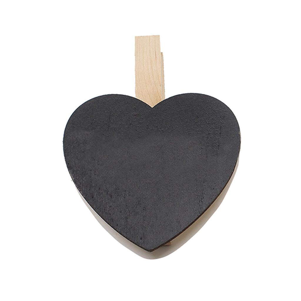 50Pcs Small Chalkboard Signs with Clips Small Wood Blackboard with Pegs for Wedding Birthday Place Card Name Card