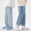 Straight Jeans Men's Loose Loose Summer New Style Design Casual Trendy Wide-leg Pants