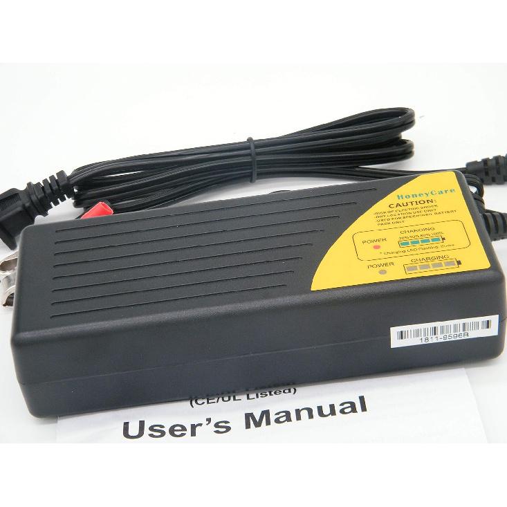 36V Lead Acid Battery Charger Battery Desulfator,36V Trickle Charging with Clamps for Car,WheelchairMotorcycle,Lawn Mower,Boat RV,SUV,ATV,Sealed Lead