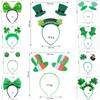 День Святого Патрика Зеленый Клевер Повязка на Волосы Шляпа Эльфа Отдел Одежды Аксессуары