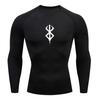 Men Sports Top Round Neck Slim Fit Long Sleeve Quick Dry Thin Soft Breathable Highly Stretchy Pullover Training Exercise Men Jogging T-shirt